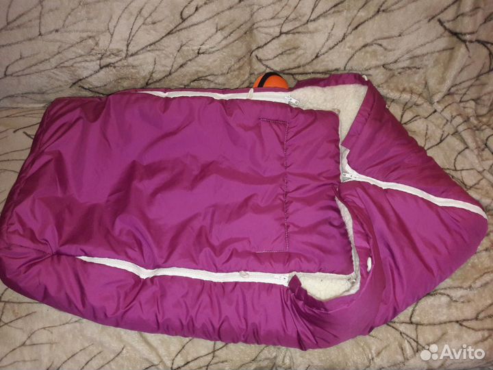 Зимний конверт для новорожденных