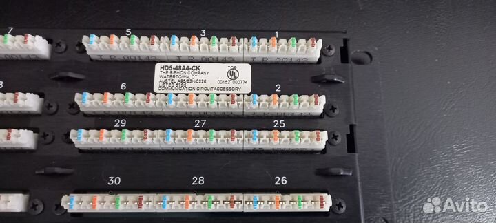 Патч панель siemon, 2U, на 48 портов