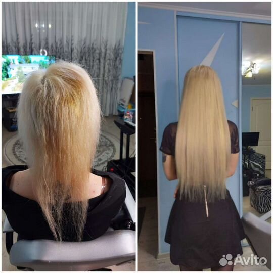 Итальянское горячее наращивание волос