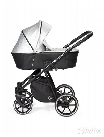 Коляска 2 в 1 lonex PAX silver