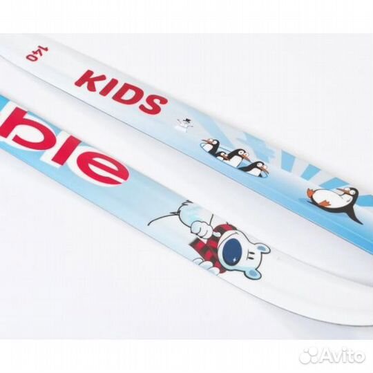 Лыжи классические STC 140 step kids синие