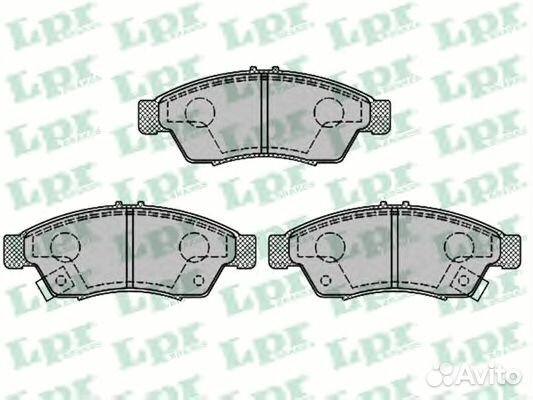 05P852 Колодки тормозные дисковые