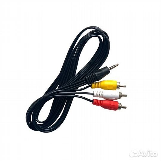 Кабель Jack 3.5 mm — 3 RCA (1,5 м)