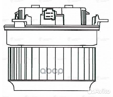Электродвигатель вентилятора салона LFh1877 luzar