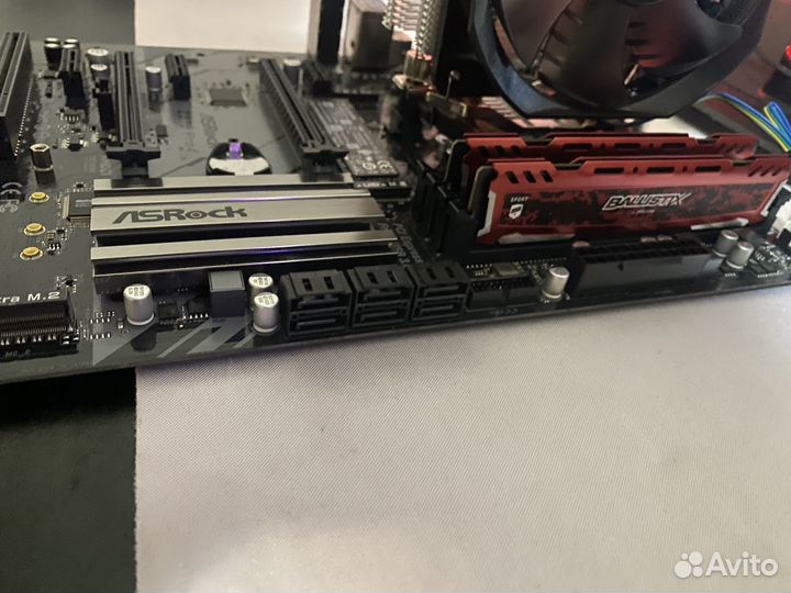 Комплект i5-9600k+16gb+m2 ssd