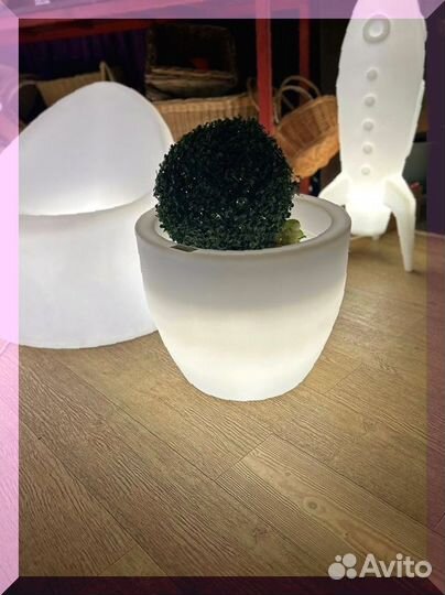 Кашпо с подсветкой