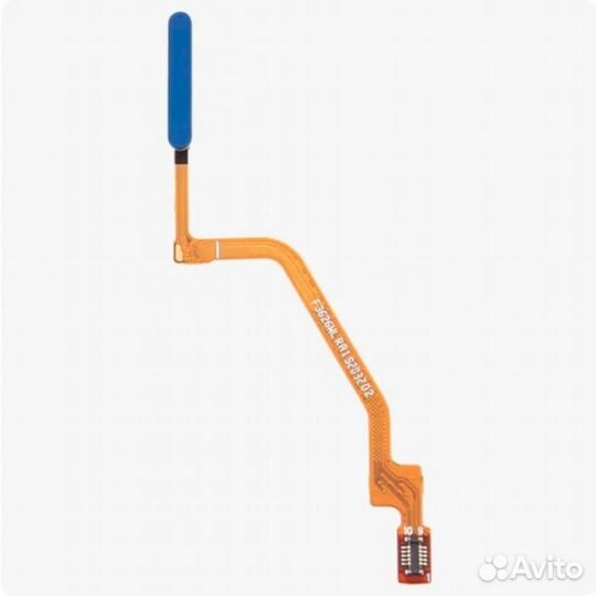 Сканер отпечатка для Xiaomi Redmi Note 9 Pro синий