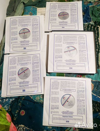 Набор виниловых пластинок Моцарта 5 штук