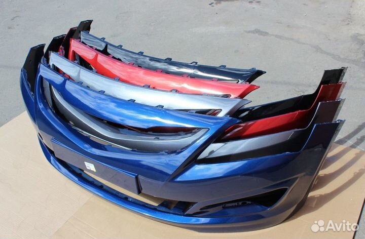 Подбор бамперов в цвет на Rio/Solaris 2010-2020