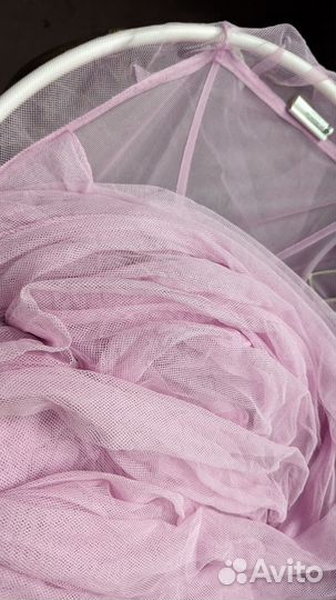 Балдахин икеа розовый