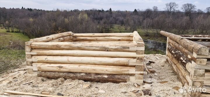 Сруб бани 3х3