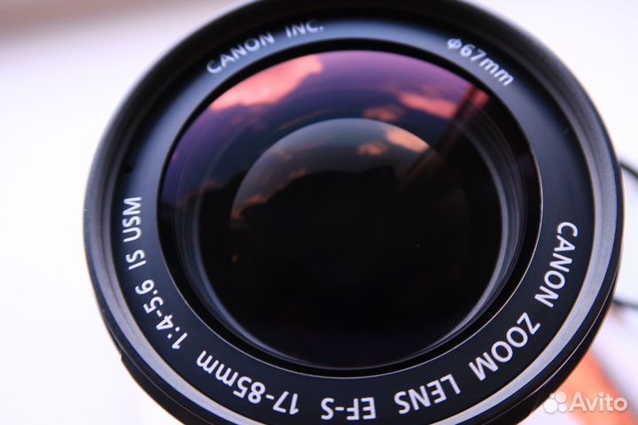 Объектив Canon EF-S 17-85 IS USM+ фильтр и бленда