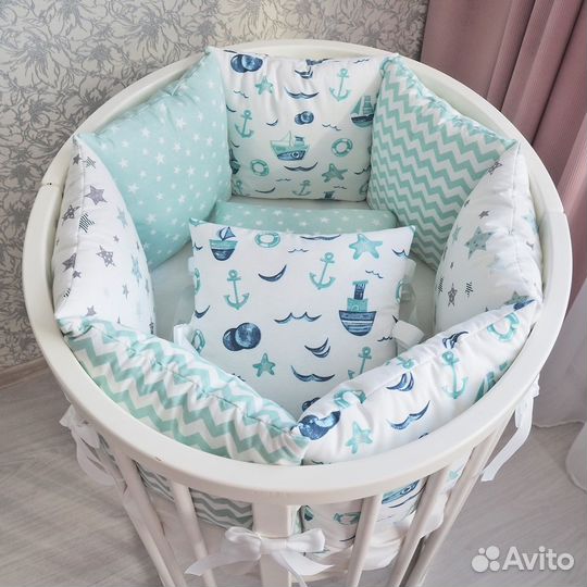 Бортики в детскую кроватку