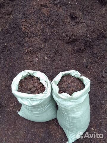 Конский навоз перегной