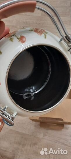 Чайник эмалированный новый