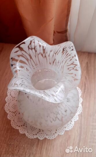 Ваза цветное стекло СССР