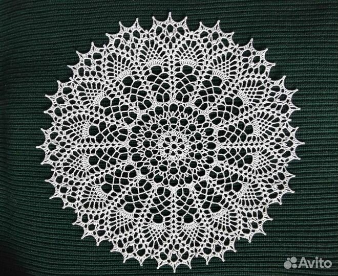 Салфетка вязаная крючком