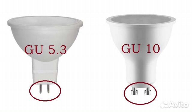 Светодиодные лампы GU 5.3 и GU 10 (MR 16)