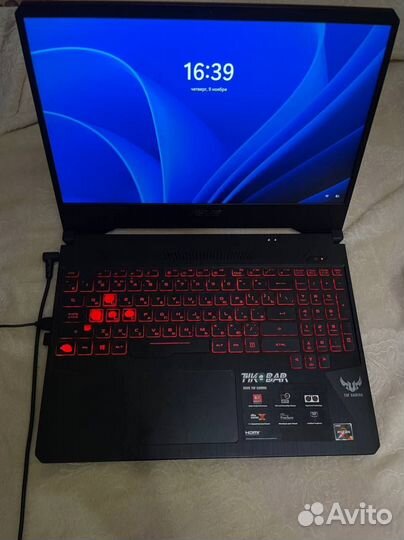Игровой ноутбук Asus fx505dy