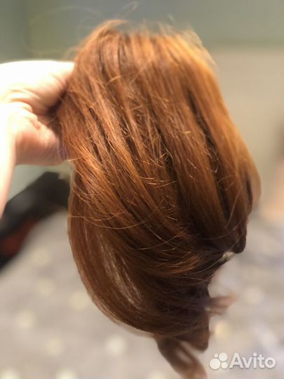 Шиньон из натуральных волос