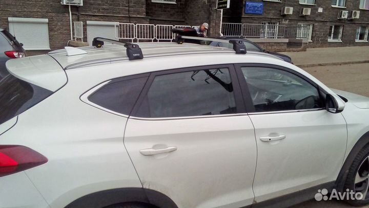 Бесшумные багажники Turtle на рейлинги