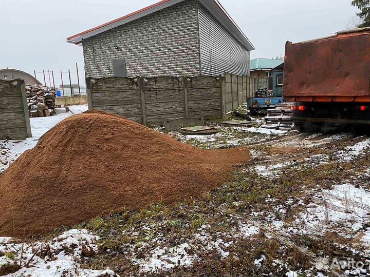 Песок карьерный с доставкой