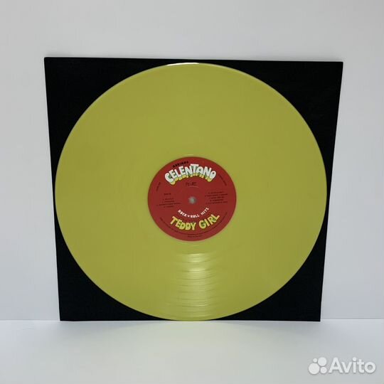 Adriano Celentano - Teddy Girl (LP) yellow vinyl