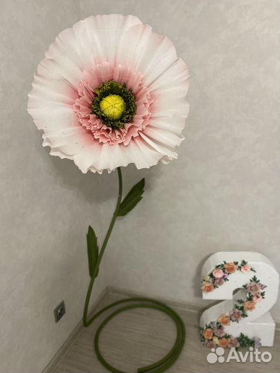 Фотозона, декор, ростовые цветы