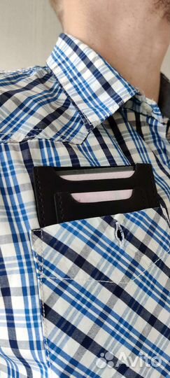 Обложка для автодокументов из кожи