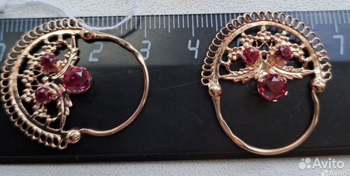 Золотые серьги