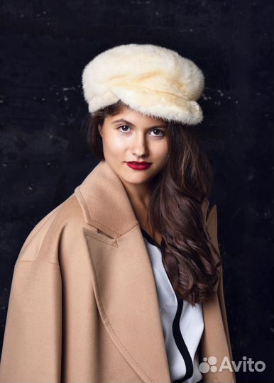 Шапка из меха норки