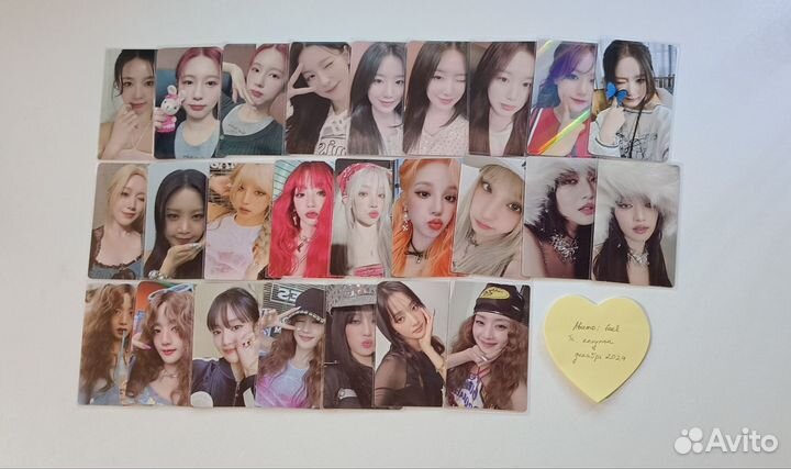 Карты gidle soojin айдл