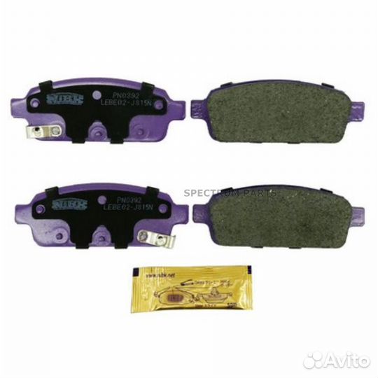 Колодки NiBK PN0392 nibk PN0392