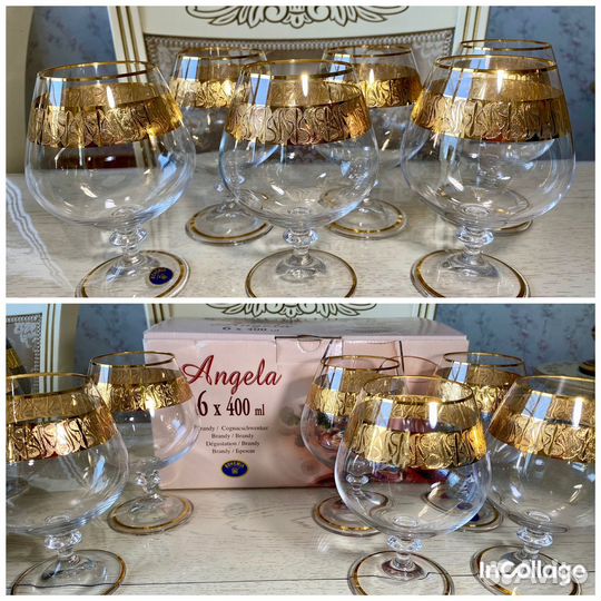 Бокалы Фужеры Богемия