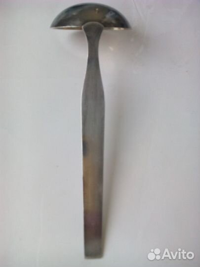 Мельхиоровая салатная ложка -половник СССР клеймо