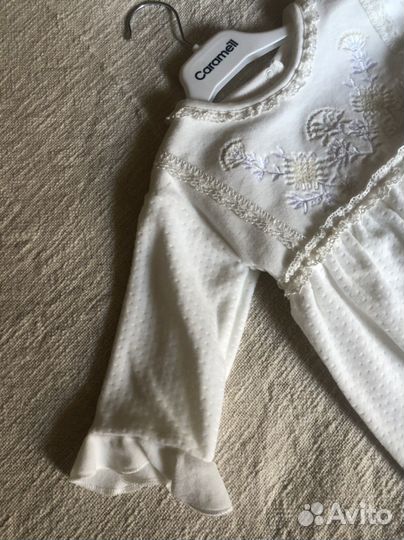 Нарядное крестильное платье Caramell для малыша