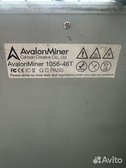 Avalon miner 1056 46 TH/S бу