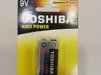 Батарейка Toshiba Alkaline 6LR61 BL1, 9В, крона