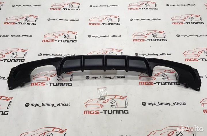 Диффузор BMW F30 M-Performance черный мат