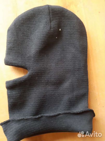 Плащ прорезиненный, подшлемник