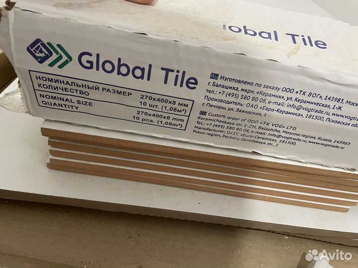 Плитка облиц. Vega Global Tile Бел. 40*27