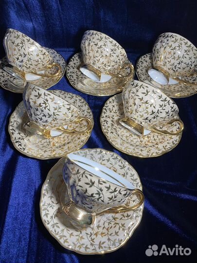 Чайные пары.Сервиз Epiag 1804 Богемия Чехия