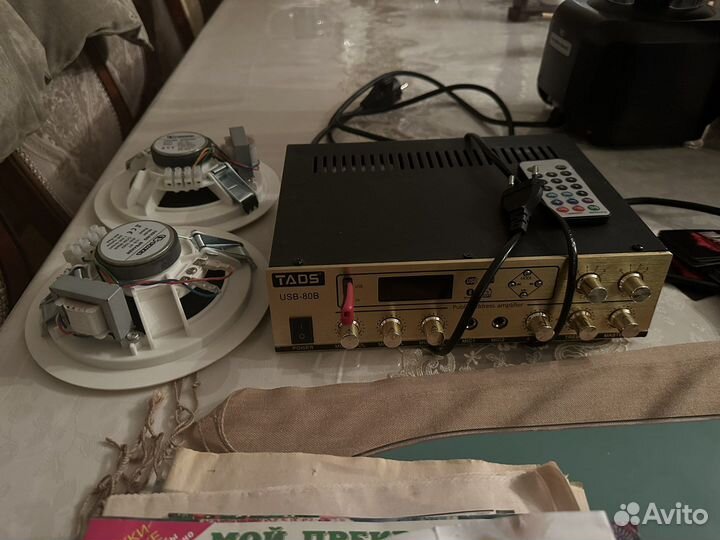 Усилитель и колонки