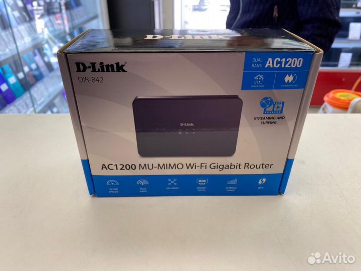Wi-Fi роутер, D-link DIR-842, Новый