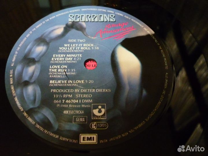 LP Scorpions 88