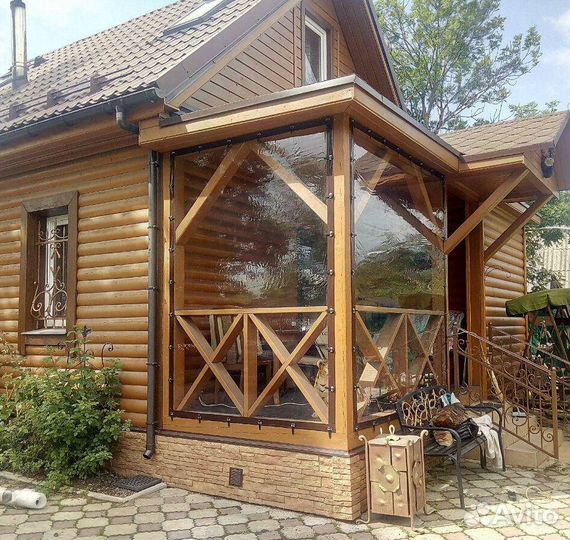 Мягкие окна для беседки