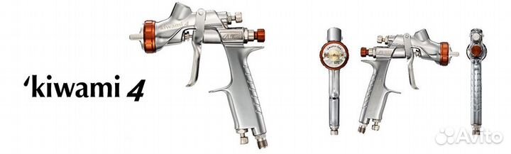 Краскопульт Iwata Kiwami4 (Bellaria) BA4 дюза 1,4