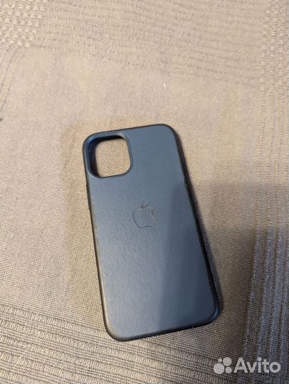 Чехол на iPhone 12 mini синий оригинал