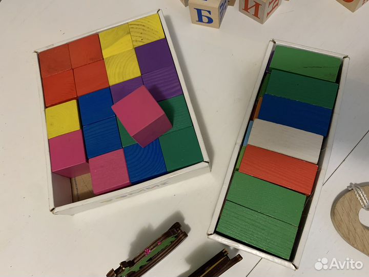 Деревянные игрушки монтессори