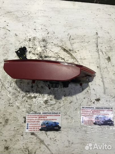 Фонарь внутренний левый Пежо 408 Peugeot 408